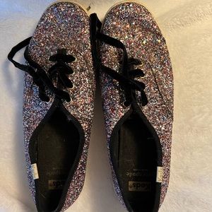 Kate Spade Glitter Keds Size 7